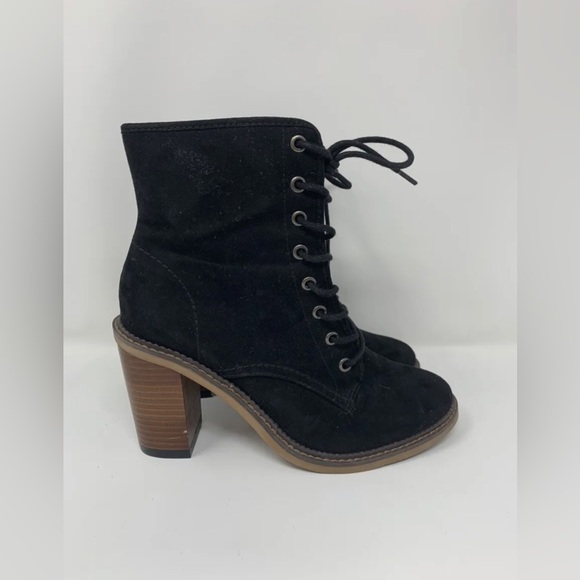 Madden Girl Shoes - Madden Girl Women’s Suede Black Heels Boots Size 9M